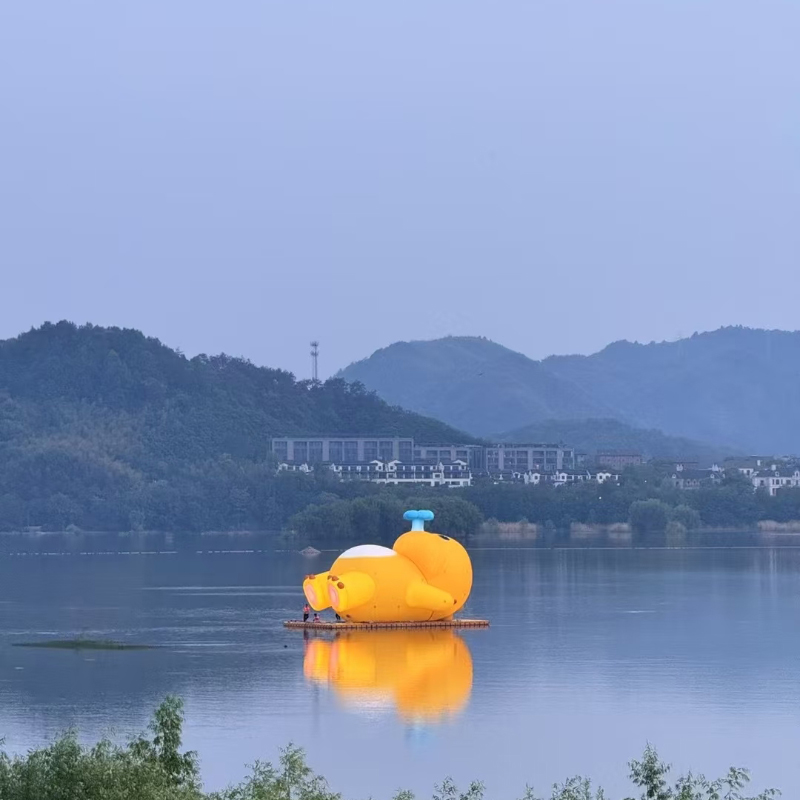Hangzhou Qingshan Lake Nai Long Inflatable Installation